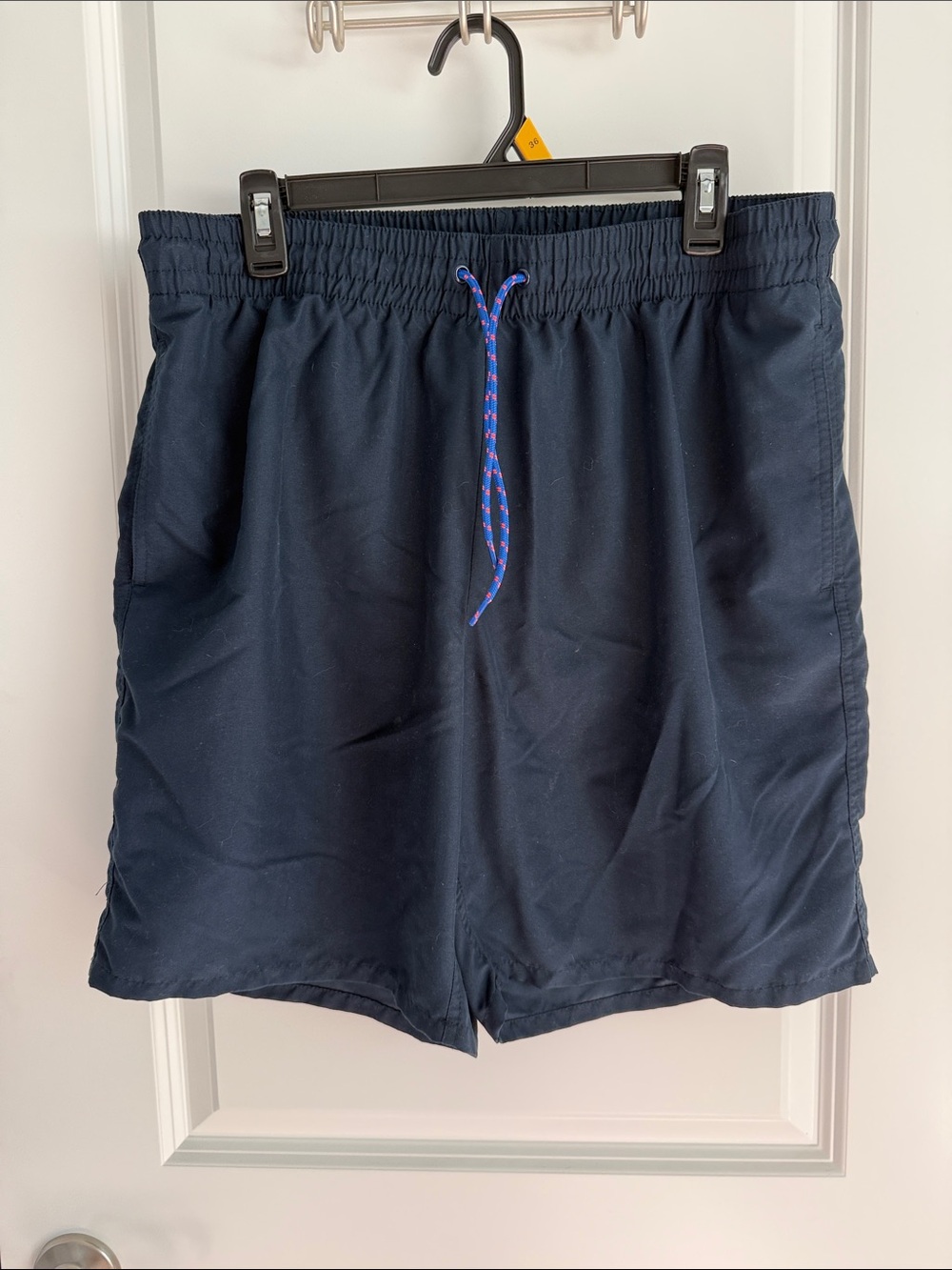 Old Navy Navy Blue Swim Trunks with Blue/Pink Drawstring